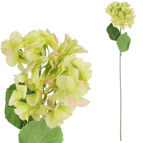 HORTENSJA KWIAT SZTUCZNY do wazonu pomarańczowa 72 cm