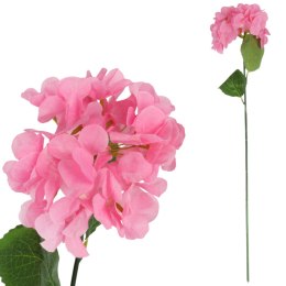 HORTENSJA KWIAT SZTUCZNY do wazonu różowa 72 cm