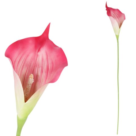 KALIA CALLA SILIKON GAŁĄZKA SZTUCZNA różowa 67 cm