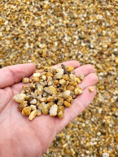 Kamień ogrodowy 2-8 mm płukany 20 kg - żwir dekoracyjny kolorowy do ogrodu i ścieżek