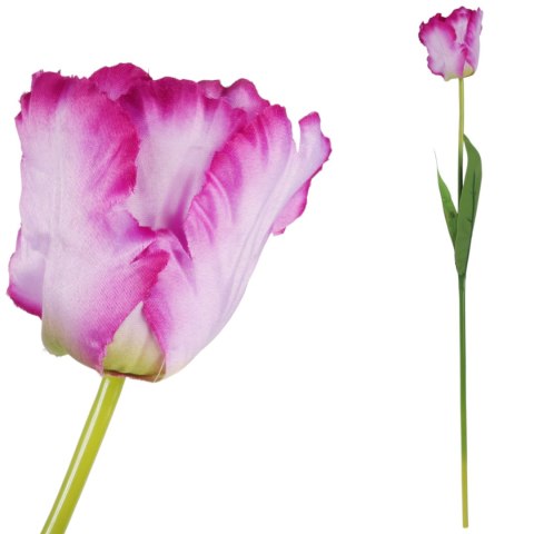 TULIPAN KWIAT SZTUCZNY do wazonu fioletowy 65 cm