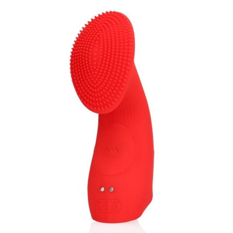 Textured Finger Vibrator - Sunrise Red