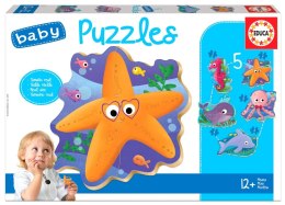 PUZZLE 2-4 MORSKIE STWORZENIA
