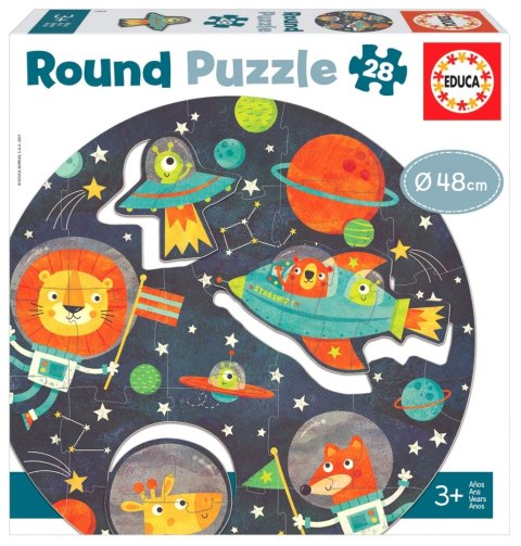 PUZZLE 26 OKRĄGŁE KOSMOS