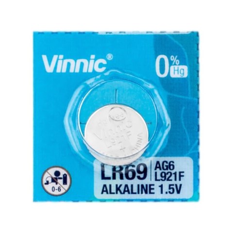 Bateria alkaliczna Vinnic LR921/370/AG6