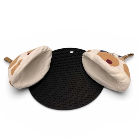 EMALIOWANY GARNEK ŻELIWNY 26cm 5L HAGE NIEBIESKI