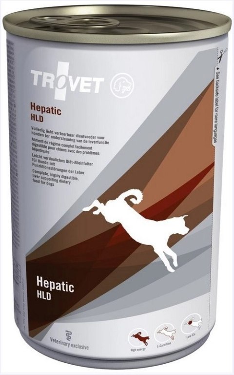 TROVET HLD Hepatic Dla Psa Puszka 400g