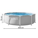 Basen stelażowy INTEX 26700ND