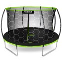 Trampolina ogrodowa profilowana 14ft/435cm z siatką wewnętrzną Neo-Sport