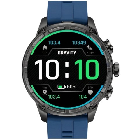 SMARTWATCH MĘSKI GRAVITY GT41-2 - BLUETOOTH CALL, DODATKOWA BRANSOLETA (sg053b)