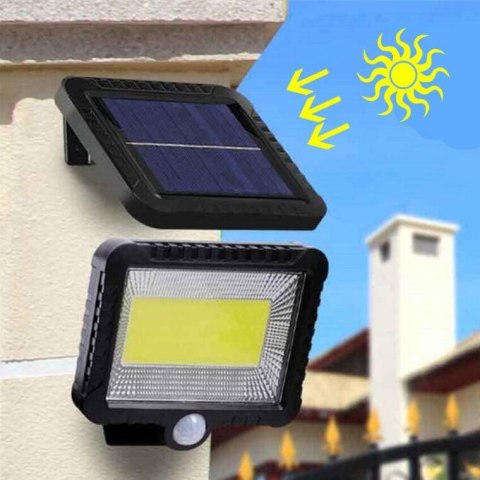 LAMPA SOLARNA Z CZUJNIKIEM RUCHU I ZMIERZCHU