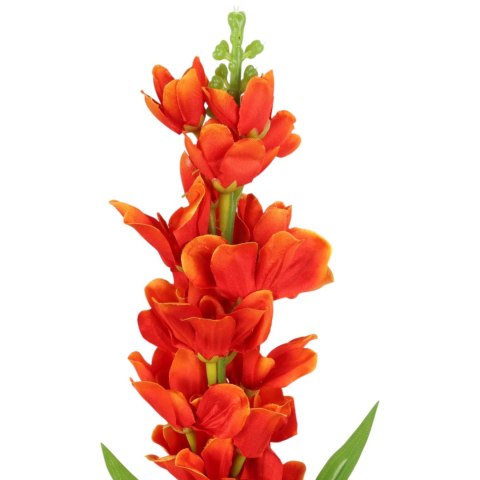 OSTRÓŻKA KWIAT SZTUCZNY do wazonu pomarańczowa 82 cm