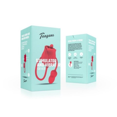 Teazers Rose Vibrator and Clitoris Stimulator