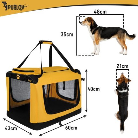 Transporter- torba dla psa/kota 44x60x42cm Purlov