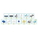 Basen ogrodowy panelowy całoroczny 549 x 132 cm 13w1 Bestawy 561CS