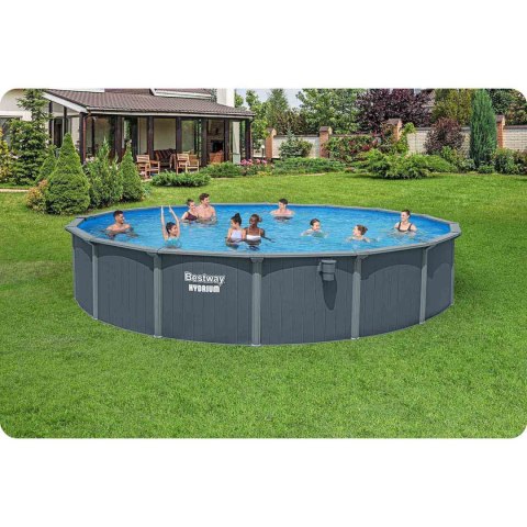 Basen ogrodowy panelowy całoroczny 732 x 132 cm 13w1 Bestawy 561RP
