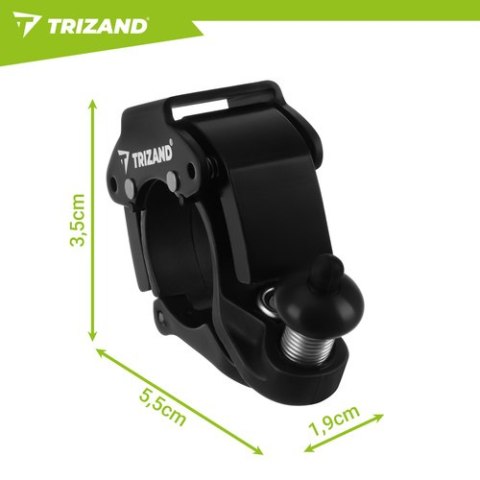 Dzwonek do roweru mechaniczny 7,5x4,5x2cm Trizand