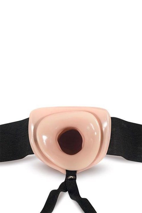 DR. SKIN 7INCH HOLLOW STRAP ON VANILLA