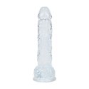 Realistic Dildo with Balls - 5" / 12,7 cm - Transparent