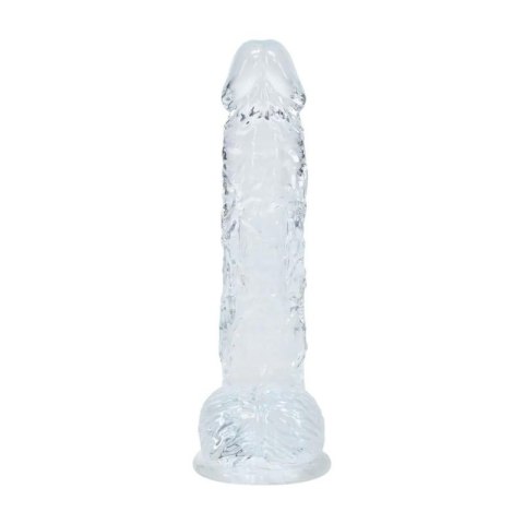Realistic Dildo with Balls - 5" / 12,7 cm - Transparent