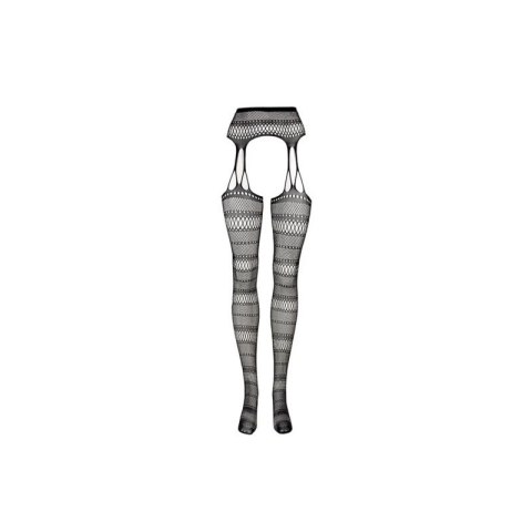 Suspender Striped Pantyhose - One Size