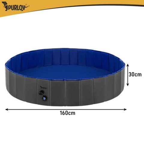 Basen/ kojec dla psa składany 160x30 Purlov