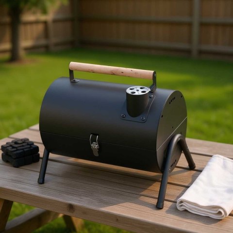 GRILL WĘGLOWY PRZENOŚNY SKŁADANY KINGHOFF KH-2032