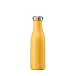 Butelka termiczna, stalowa, 0,5 l, żółta