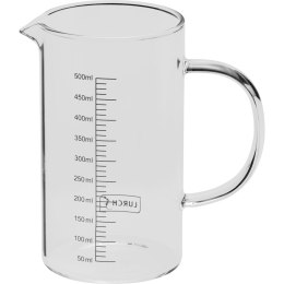 Dzbanek-miarka kuchenna, szkło borokrzemowe, 0,5 l