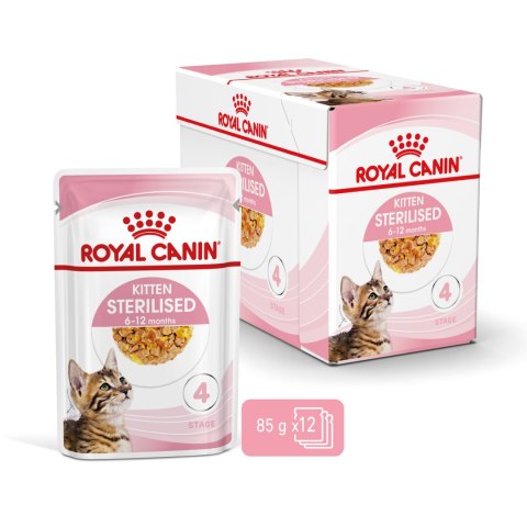 ROYAL CANIN Kitten Sterilised Gelee 12x85g