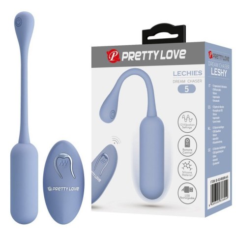 PRETTY LOVE - LECHIES Dream chaser 5, Blue, Wireless remote control 12 vibration functions Memory function