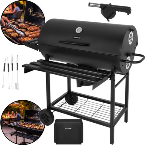 Grill Ogrodowy Z Pokrywą 108x67x96cm Kaminer
