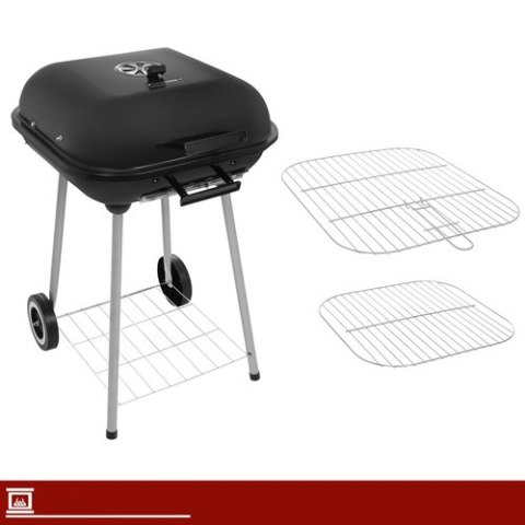 Grill Ogrodowy Z Pokrywą 53x77x46cm Kaminer