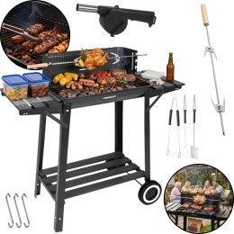 Grill Ogrodowy Z Rożnem 93x41x86cm Kaminer