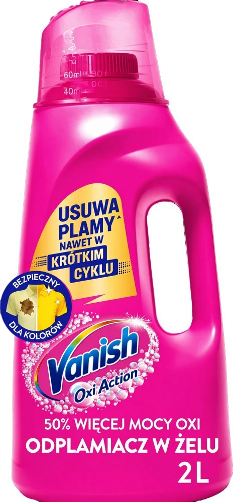 Vanish Oxi Action Pink Odplamiacz W Żelu 2l