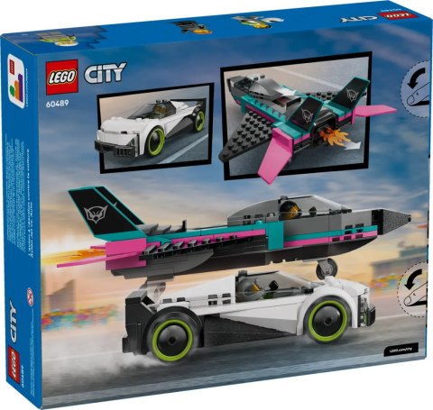 60489 - LEGO City - Odrzutowiec kontra samochód