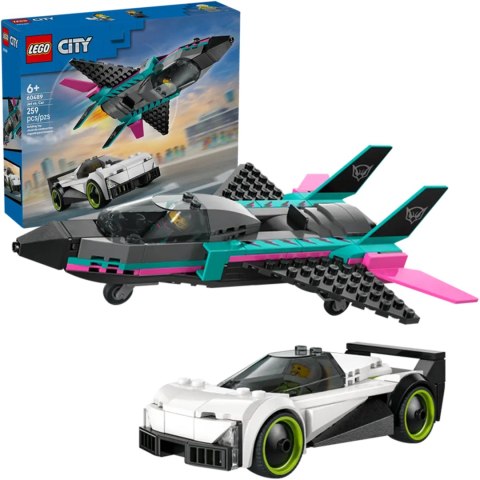 60489 - LEGO City - Odrzutowiec kontra samochód