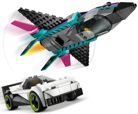 60489 - LEGO City - Odrzutowiec kontra samochód