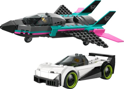 60489 - LEGO City - Odrzutowiec kontra samochód