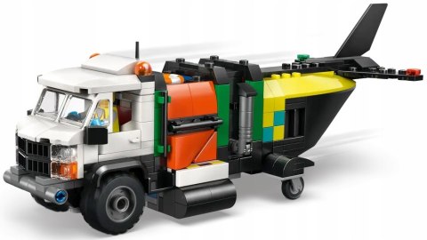 60505 - LEGO City - Zestaw z samolotem, ciężarówką serwisową i poduszkowcem
