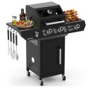 Grill gazowy 2+1 10kW Varen Black 3.0 Kaminer