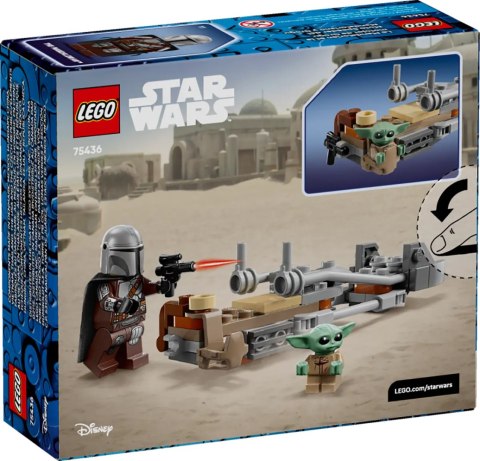 75436 - LEGO Star Wars - Śmigacz Mandalorianina i Grogu