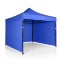 Pawilon ogrodowy 3 scianki 3 x 3m niebieski Plonos