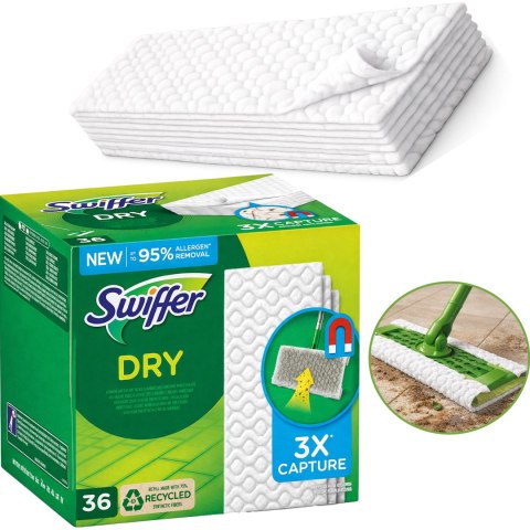 Swiffer Dry Ściereczki Podłogowe Do Mopa - Wkłady Elektrostatyczne 72 szt.