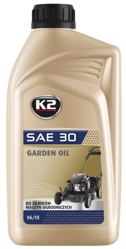 K2 Garden Oil SAE30 SG/CE Olej Do Silników 4T Maszyn Ogrodowych 1L O5451E
