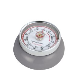 Timer mechaniczny, śred. 7x3 cm, szary