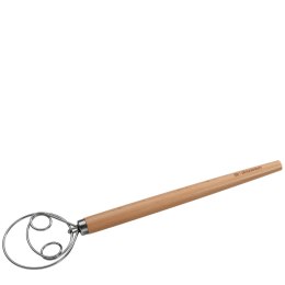 Duńska trzepaczka, stal nierdzewna/drewno bukowe, 35 cm