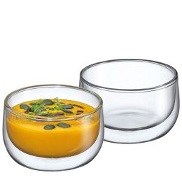 Miseczka deserowa o podwójnych ściankach, szkło borokrzemowe, 0,4 l, przezroczysta