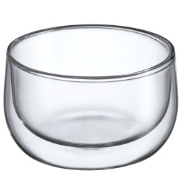 Miseczka deserowa o podwójnych ściankach, szkło borokrzemowe, 0,4 l, przezroczysta