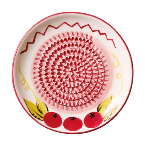 Tarka do imbiru, porcelana, śred. 12 cm, pomidory
